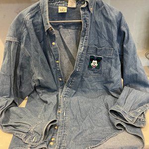 VIntage Denim Michigan Mickey Flannel